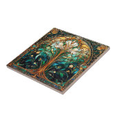 Schöne Abstrakte Art Deco Nouveau Keramik Tile Fliese (Seite)