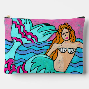 Schöne Abstrakte Art Mermaid Zubehörtasche