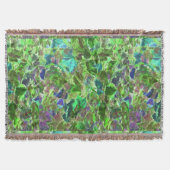 Schöne Abstrakte Blätter Foliage Decke (Vorderseite)