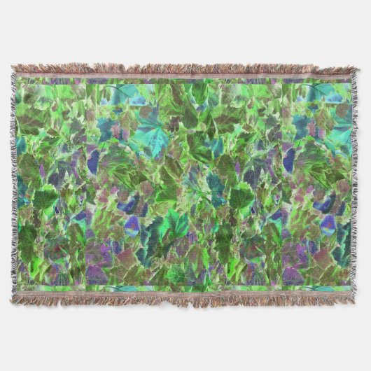 Schöne Abstrakte Blätter Foliage Decke (Vorderseite)