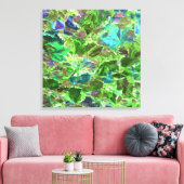 Schöne Abstrakte Blätter Foliage Leinwanddruck (Insitu (Wohnzimmer))