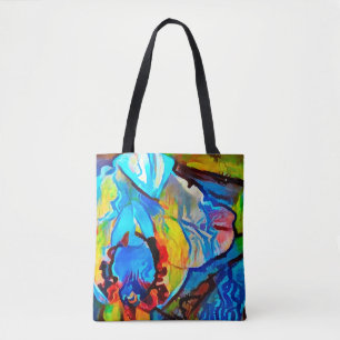 Schöne abstrakte Blume Tasche
