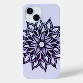 Schöne Abstrakte Blume Violet Case-Mate iPhone Hülle