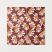 Schöne abstrakte Blume  Wandteppich (Vorderseite (Horizontal))