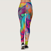 Schöne abstrakte Design-Leggings Leggings (Rückseite)