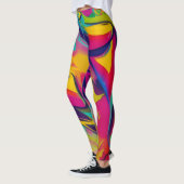 Schöne abstrakte Design-Leggings Leggings (Links)