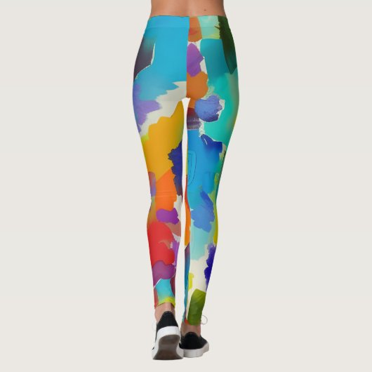 Schöne abstrakte Design-Leggings Leggings (Rückseite)