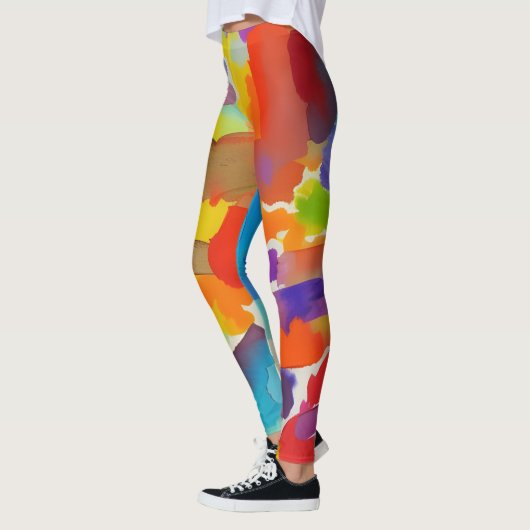 Schöne abstrakte Design-Leggings Leggings (Links)
