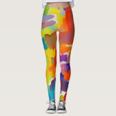 Schöne abstrakte Design-Leggings Leggings (Vorderseite)