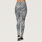 Schöne abstrakte Design-Leggings Leggings (Rückseite)