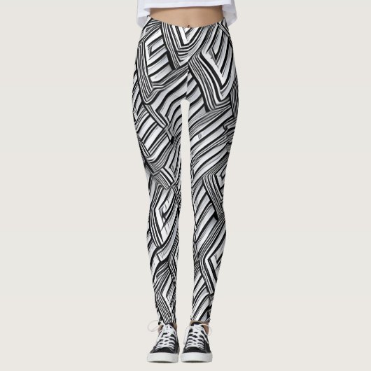 Schöne abstrakte Design-Leggings Leggings (Vorderseite)