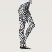 Schöne abstrakte Design-Leggings Leggings (Rechts)