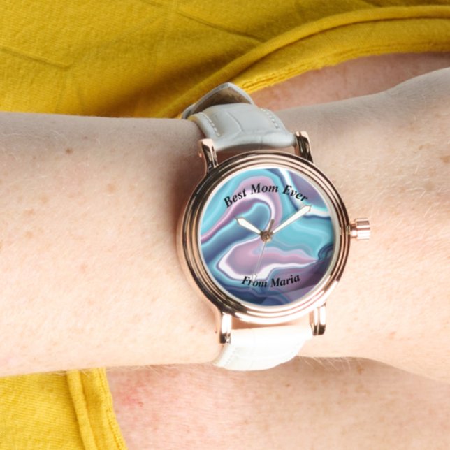 Schöne Abstrakte Elegante Rose Armbanduhr (Von Creator hochgeladen)