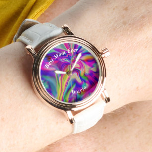 Schöne Abstrakte Elegante Rose Armbanduhr