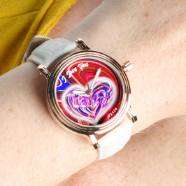 Schöne Abstrakte Elegante Rose Armbanduhr