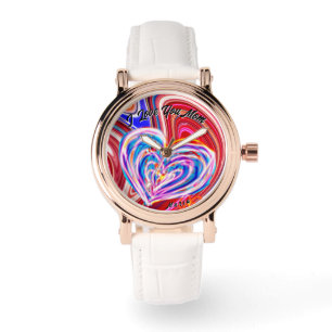 Schöne Abstrakte Elegante Rose Armbanduhr