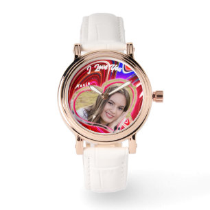 Schöne Abstrakte Elegante Rose Armbanduhr