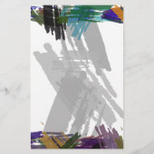 Schöne, Abstrakte Farbtöne Flyer (Hinten)