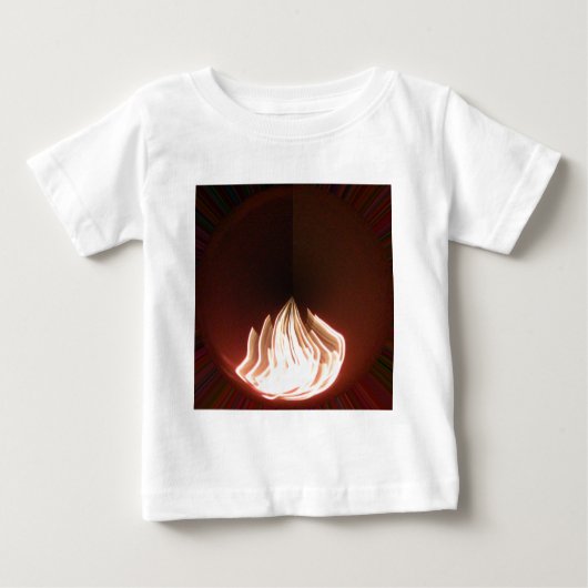 Schöne Abstrakte Flammenkunst Print Baby T-shirt (Vorderseite)