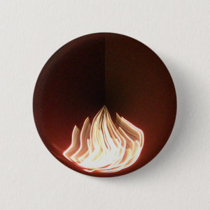 Schöne Abstrakte Flammenkunst Print Button
