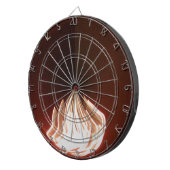 Schöne Abstrakte Flammenkunst Print Dartscheibe (Vorderseite rechts)