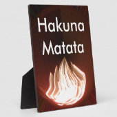 Schöne Abstrakte Flammenkunst Print Fotoplatte (Seite)