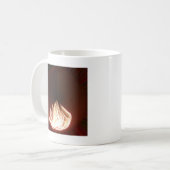Schöne Abstrakte Flammenkunst Print Kaffeetasse (Vorderseite Links)
