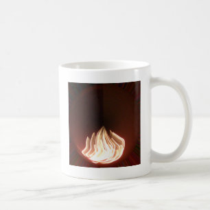 Schöne Abstrakte Flammenkunst Print Kaffeetasse