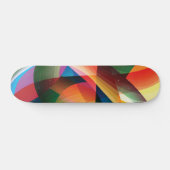 Schöne Abstrakte Formen Skateboard (Horizontal)