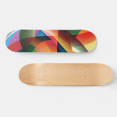 Schöne Abstrakte Formen Skateboard (Horizontal)