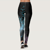 Schöne Abstrakte Geometrische Stilkunst auf dem Sc Leggings (Rückseite)