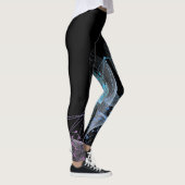Schöne Abstrakte Geometrische Stilkunst auf dem Sc Leggings (Rechts)