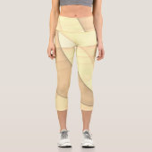 Schöne Abstrakte geometrische Stilkunst Capri Leggings (Vorderseite)