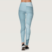 Schöne Abstrakte geometrische Stilkunst Leggings (Rückseite)