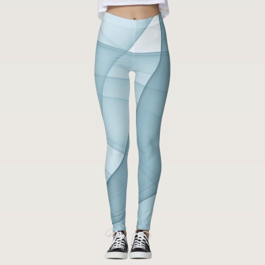 Schöne Abstrakte geometrische Stilkunst Leggings (Vorderseite)