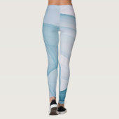 Schöne Abstrakte geometrische Stilkunst Leggings (Rückseite)