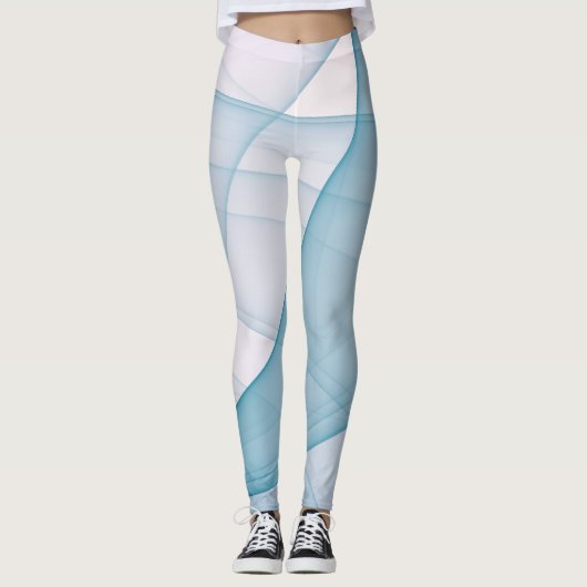 Schöne Abstrakte geometrische Stilkunst Leggings (Vorderseite)
