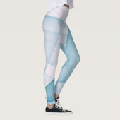 Schöne Abstrakte geometrische Stilkunst Leggings (Rechts)