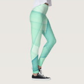 Schöne Abstrakte geometrische Stilkunst Leggings (Rechts)