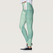Schöne Abstrakte geometrische Stilkunst Leggings (Links)