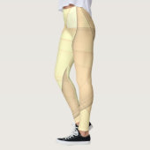 Schöne Abstrakte geometrische Stilkunst Leggings (Links)