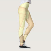 Schöne Abstrakte geometrische Stilkunst Leggings (Rechts)