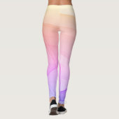 Schöne Abstrakte geometrische Stilkunst Leggings (Rückseite)