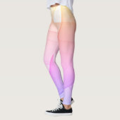 Schöne Abstrakte geometrische Stilkunst Leggings (Links)