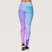 Schöne Abstrakte geometrische Stilkunst Leggings (Rückseite)
