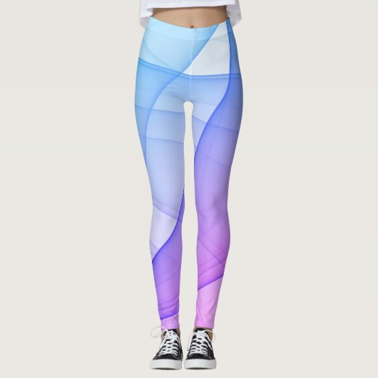 Schöne Abstrakte geometrische Stilkunst Leggings (Vorderseite)