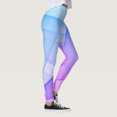 Schöne Abstrakte geometrische Stilkunst Leggings (Rechts)