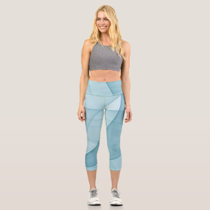 Schöne abstrakte geometrische stilvolle Kunst Capri Leggings