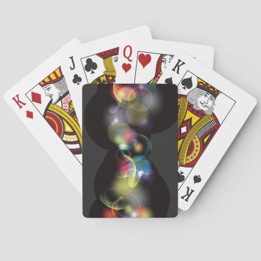 Schöne Abstrakte Kartenhalle Spielkarten (Rückseite)