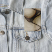 Schöne abstrakte Kunst hinterlässt einen bleibende Button (Insitu)